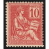 n°116, Mouchon, 10c rouge, Type II, neuf ** sans charnière - TB