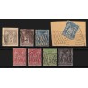 Sage 1877/1890 - Lot d'oblitérations "Drapeaux RF" sur 8 timbres - TB