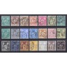 France 1876/1890 - Collection de 37 timbres au type Sage - COTE 800 € - B/TB