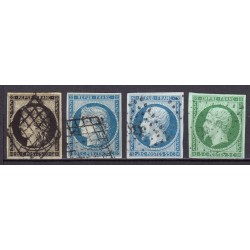 France 1849/1890 - Superbe collection 50 timbres Napoléon Cérès - TB 1er choix