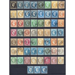 France 1849/1875 Belle collection Napoléon et Cérès COTE 2.200 € - TB D'ASPECT