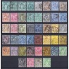 France 1876/1890 - Collection de 44 timbres au type Sage - COTE 1.240 €