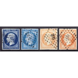 France 1849/1890 - Superbe collection 50 timbres Napoléon Cérès - TB 1er choix